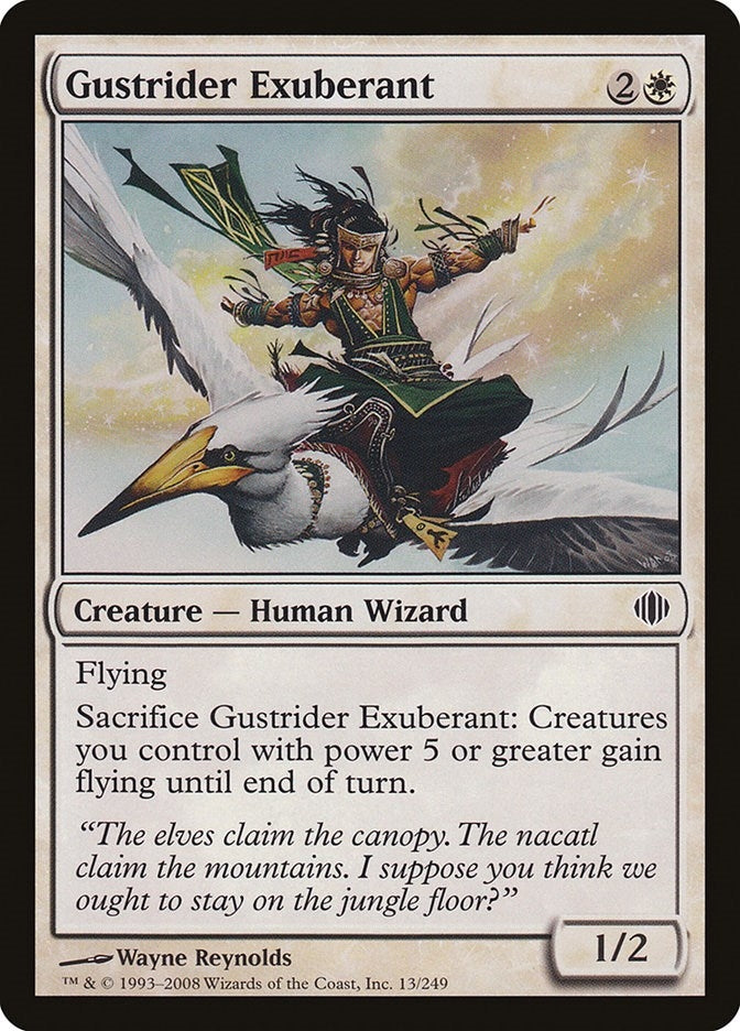 Image for Gustrider Exuberant (13) [Shards of Alara] - Magic: The Gathering