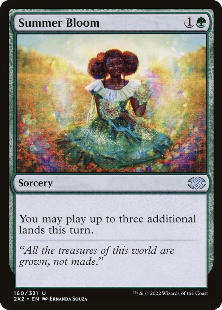 Image for Summer Bloom (160) [Double Masters 2022] - Magic: The Gathering