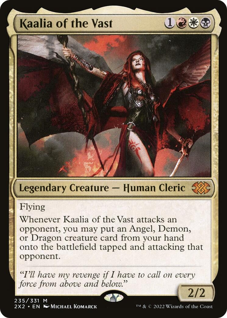 Image for Kaalia of the Vast (235) [Double Masters 2022] - Magic: The Gathering
