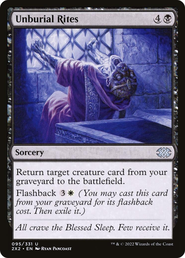 Image for Unburial Rites (95) [Double Masters 2022] - Magic: The Gathering