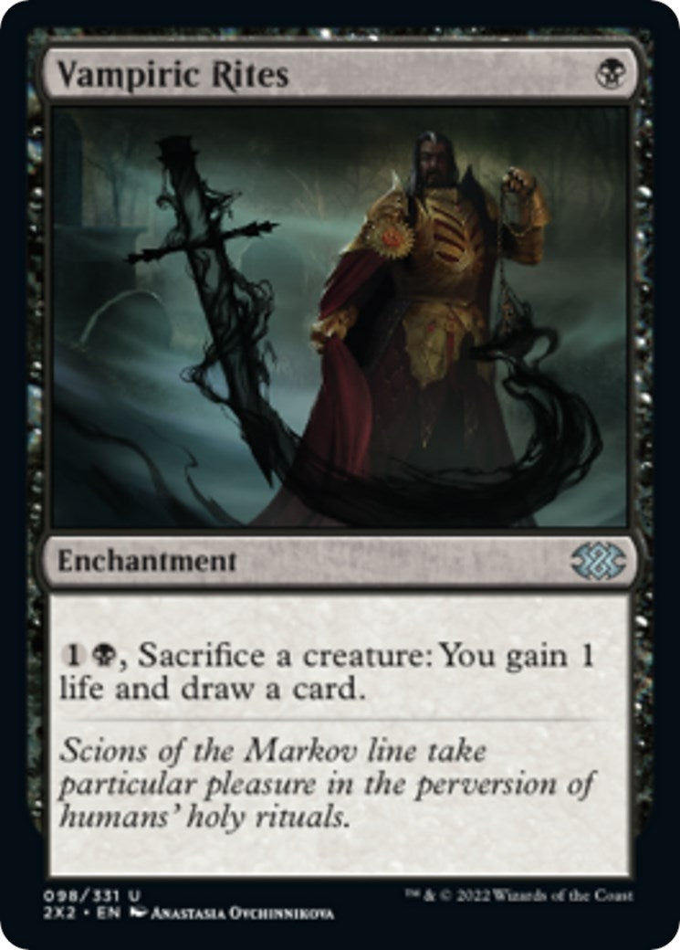 Image for Vampiric Rites (98) [Double Masters 2022] - Magic: The Gathering