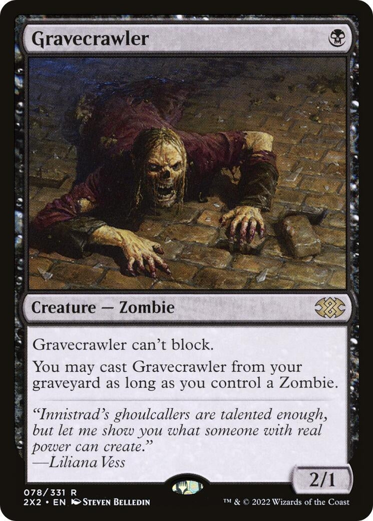 Image for Gravecrawler (78) [Double Masters 2022] - Magic: The Gathering