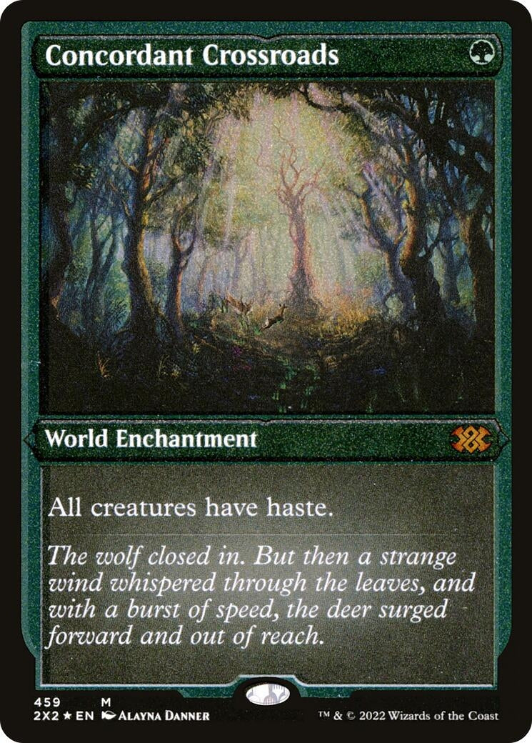 Image for Concordant Crossroads (Foil Etched) (459) [Double Masters 2022] - Magic: The Gathering