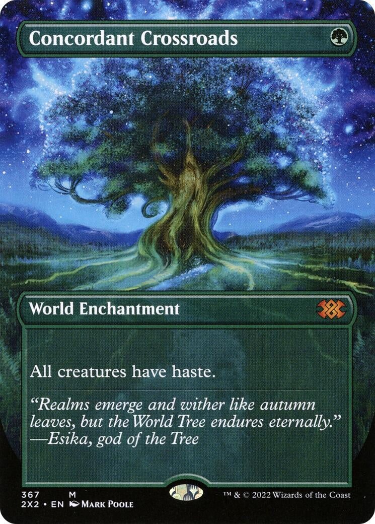 Image for Concordant Crossroads (Borderless) (367) [Double Masters 2022] - Magic: The Gathering