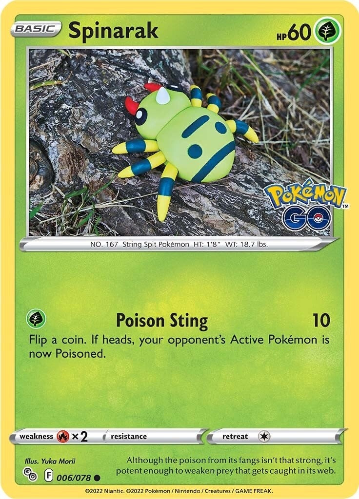 Image for Spinarak (006/078) [Pokemon GO] - Pokemon