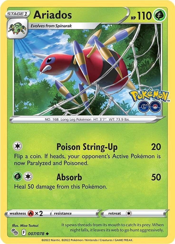 Image for Ariados (007/078) [Pokemon GO] - Pokemon