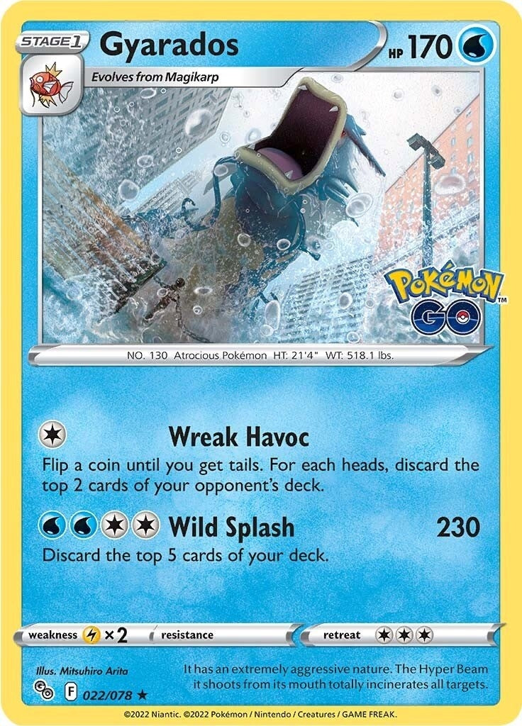 Image for Gyarados (022/078) [Pokemon GO] - Pokemon