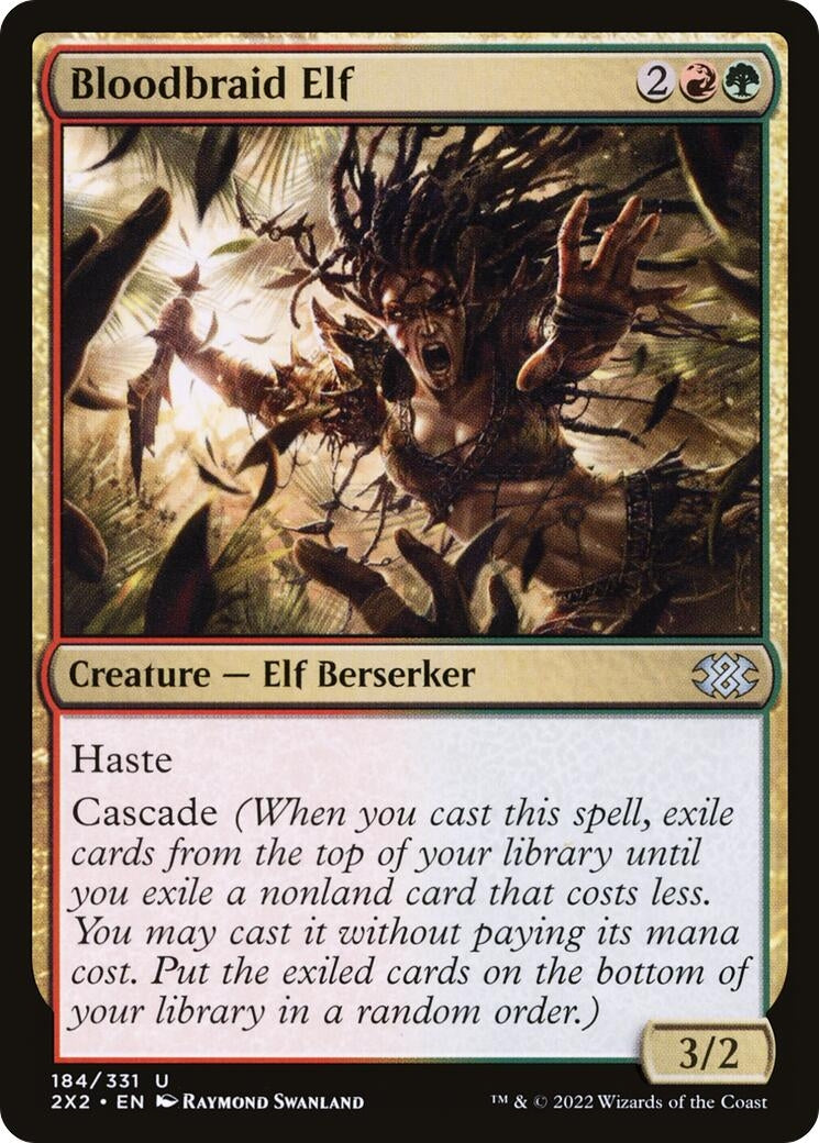 Image for Bloodbraid Elf (184) [Double Masters 2022] - Magic: The Gathering