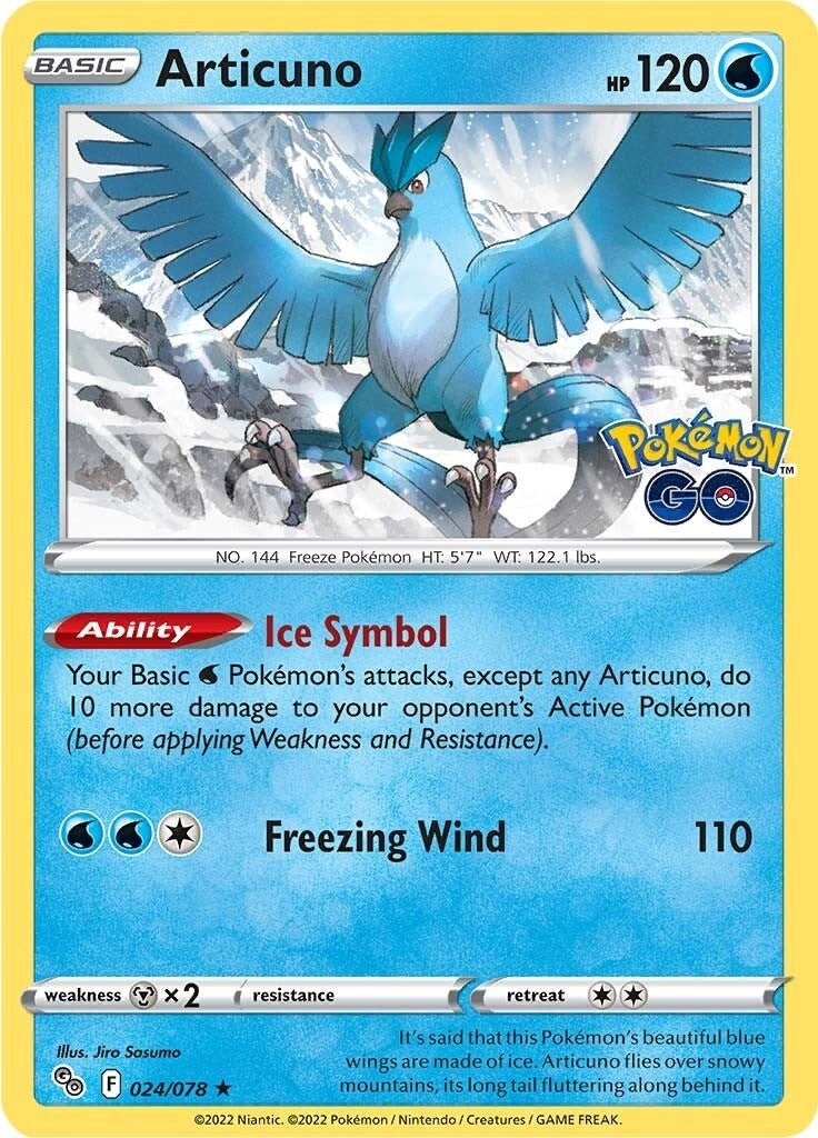 Image for Articuno (024/078) [Pokemon GO] - Pokemon