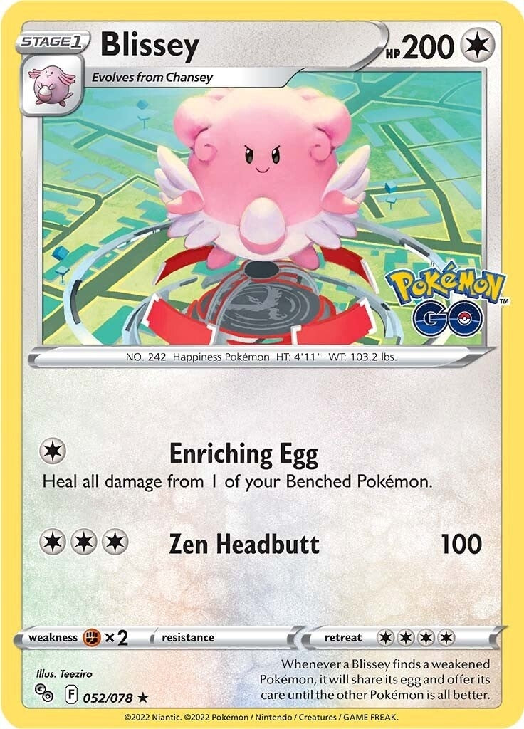 Image for Blissey (052/078) [Pokemon GO] - Pokemon