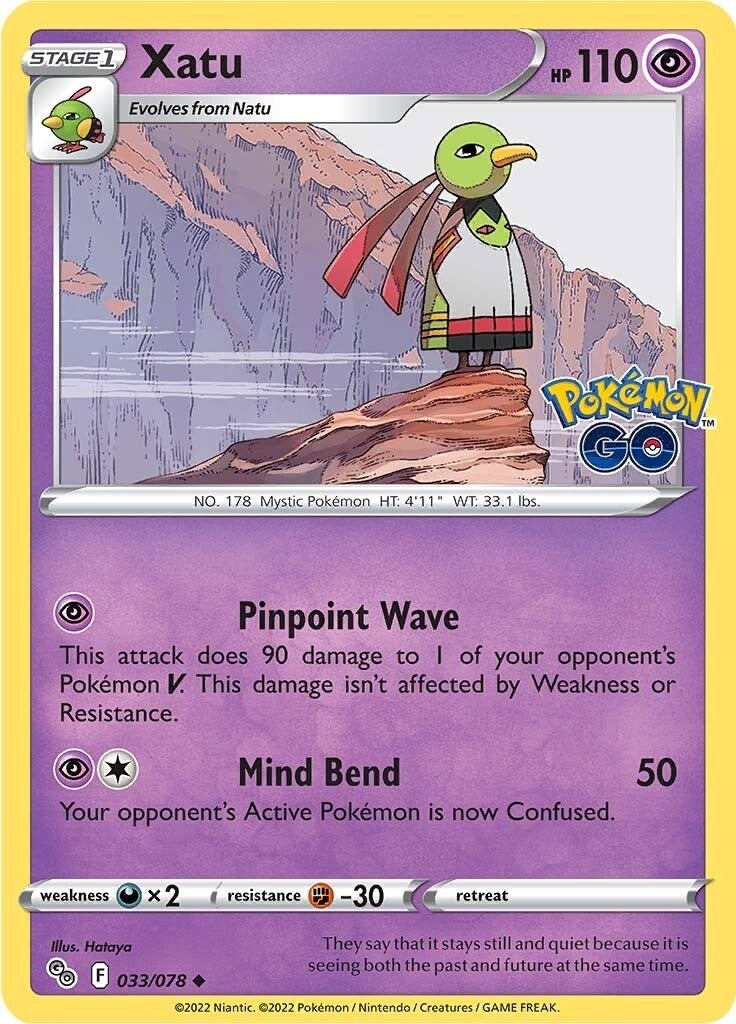 Image for Xatu (033/078) [Pokemon GO] - Pokemon