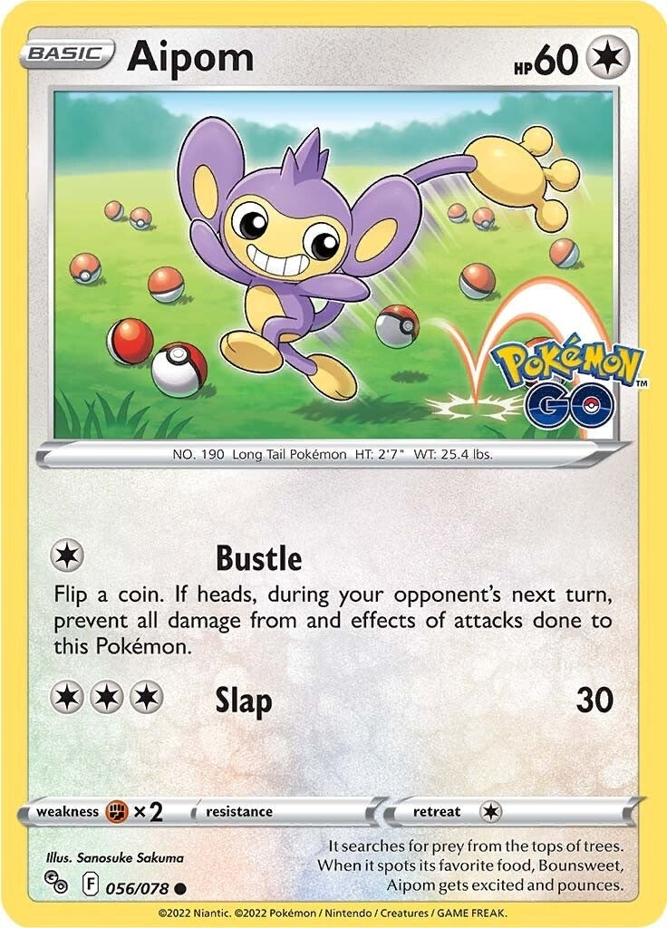 Image for Aipom (056/078) [Pokemon GO] - Pokemon