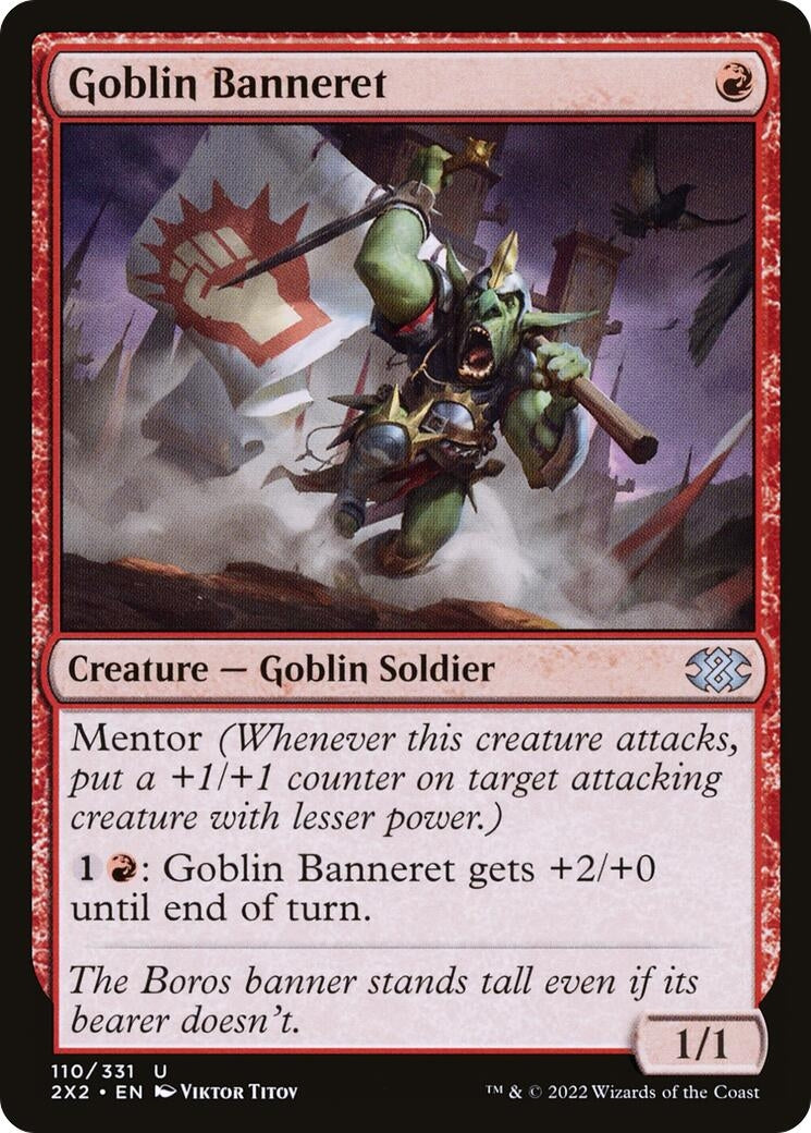 Image for Goblin Banneret (110) [Double Masters 2022] - Magic: The Gathering