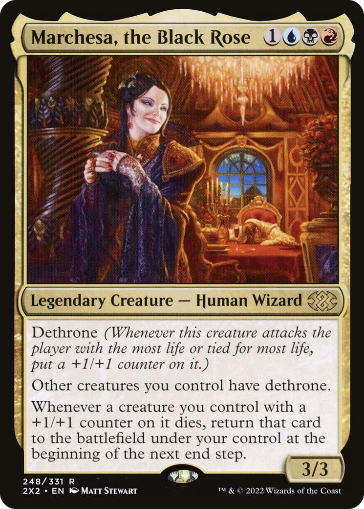 Image for Marchesa, the Black Rose (248) [Double Masters 2022] - Magic: The Gathering