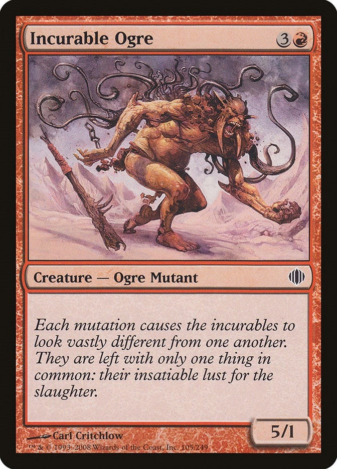 Image for Incurable Ogre (105) [Shards of Alara] - Magic: The Gathering