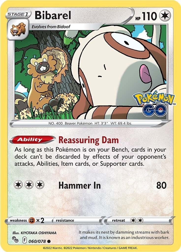 Image for Bibarel (060/078) [Pokemon GO] - Pokemon