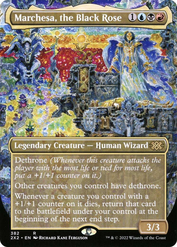 Image for Marchesa, the Black Rose (Borderless) (382) [Double Masters 2022] - Magic: The Gathering