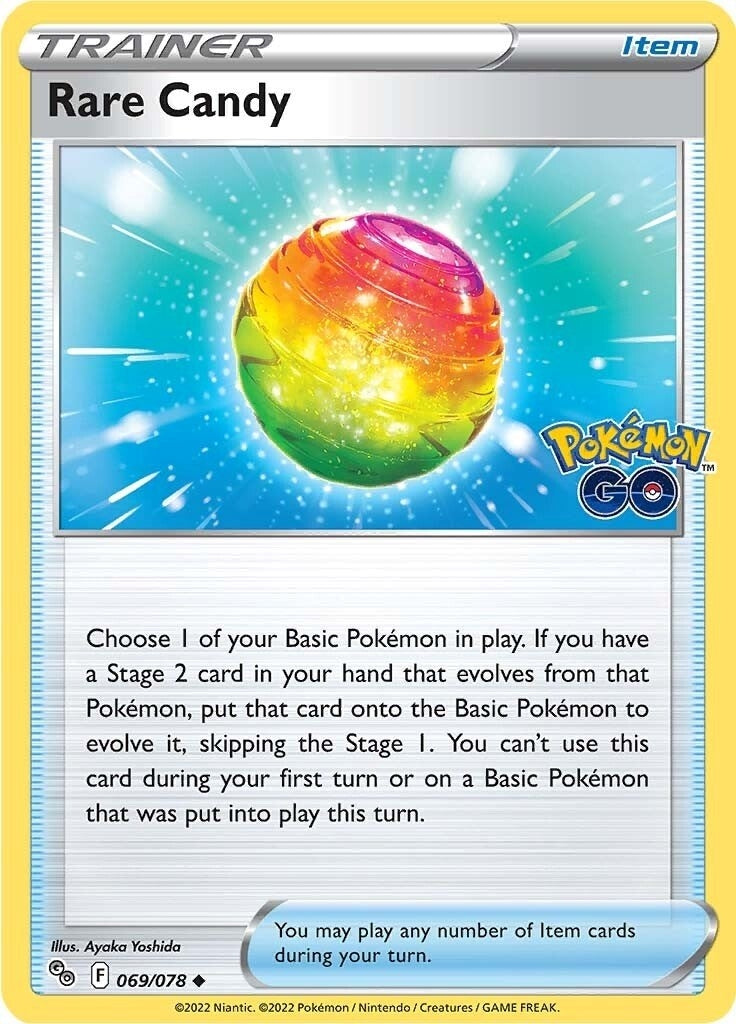 Image for Rare Candy (069/078) [Pokemon GO] - Pokemon