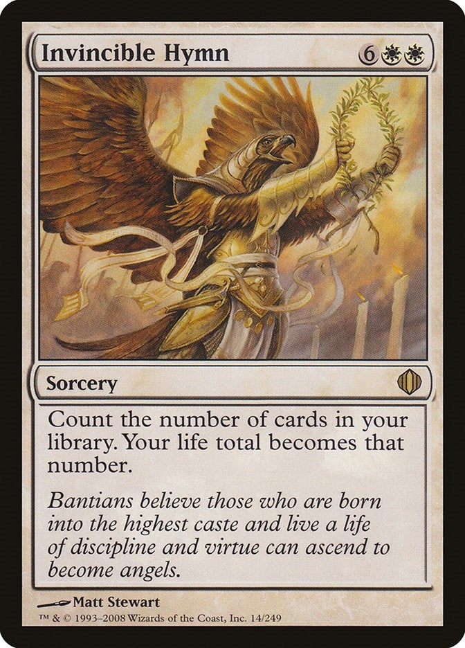 Image for Invincible Hymn (14) [Shards of Alara] - Magic: The Gathering