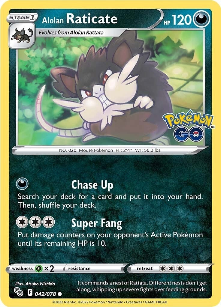 Image for Alolan Raticate (042/078) [Pokemon GO] - Pokemon