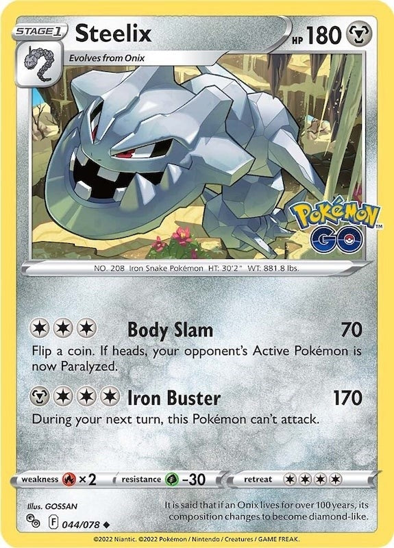 Image for Steelix (044/078) [Pokemon GO] - Pokemon