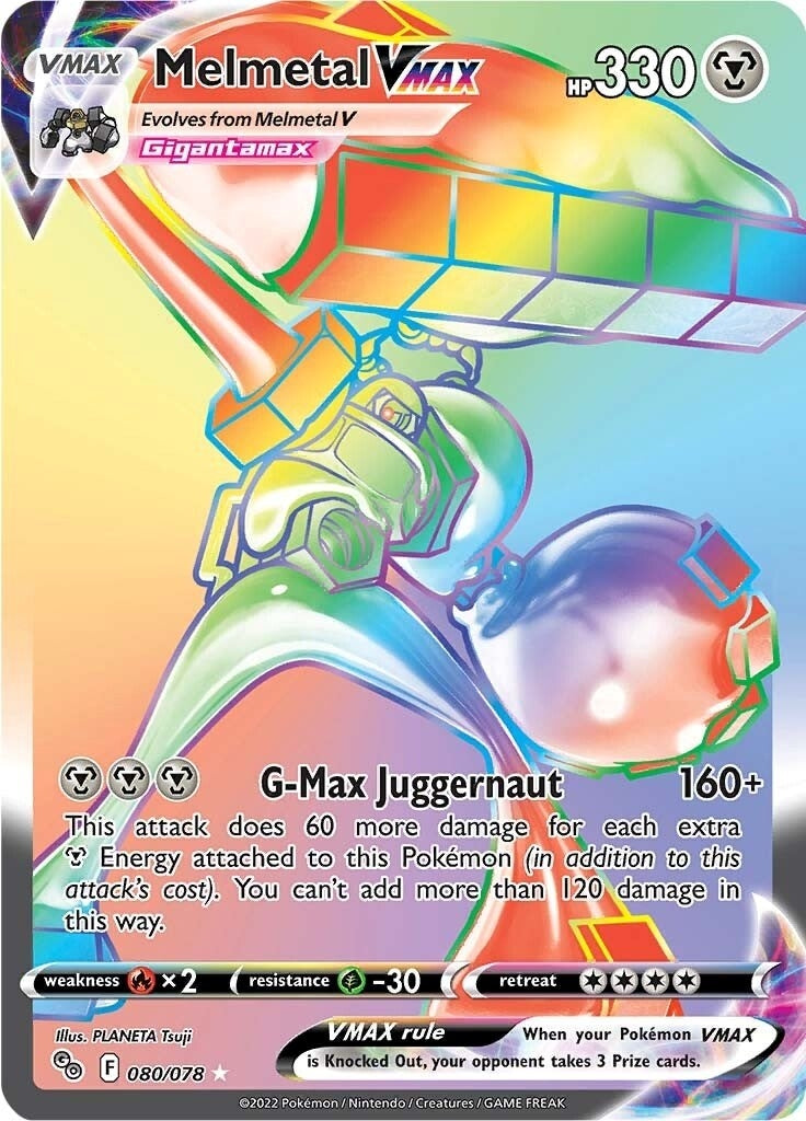 Image for Melmetal VMAX (Secret) (080/078) [Pokemon GO] - Pokemon