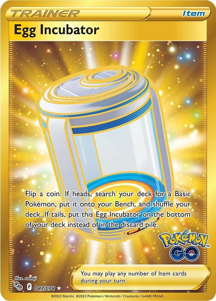 Image for Egg Incubator (Secret) (087/078) [Pokemon GO] - Pokemon