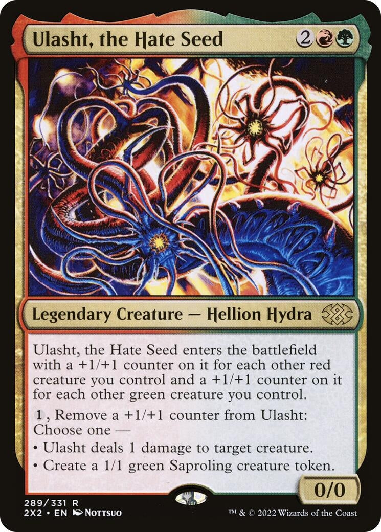 Image for Ulasht, the Hate Seed (289) [Double Masters 2022] - Magic: The Gathering