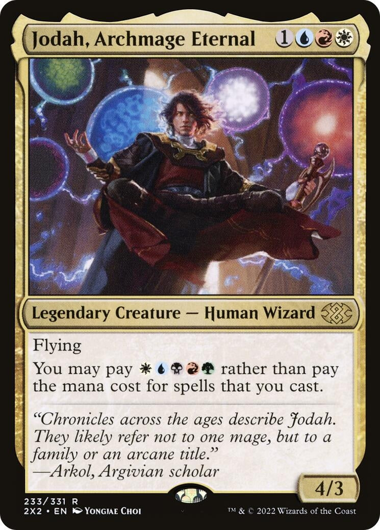 Image for Jodah, Archmage Eternal (233) [Double Masters 2022] - Magic: The Gathering