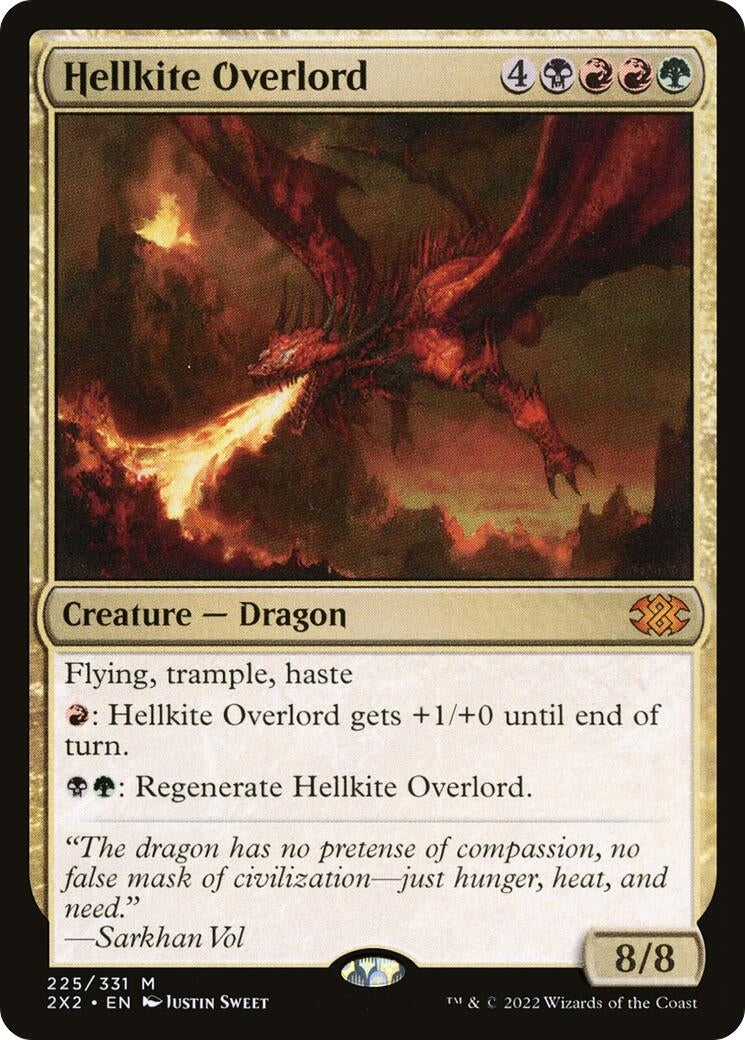 Image for Hellkite Overlord (225) [Double Masters 2022] - Magic: The Gathering