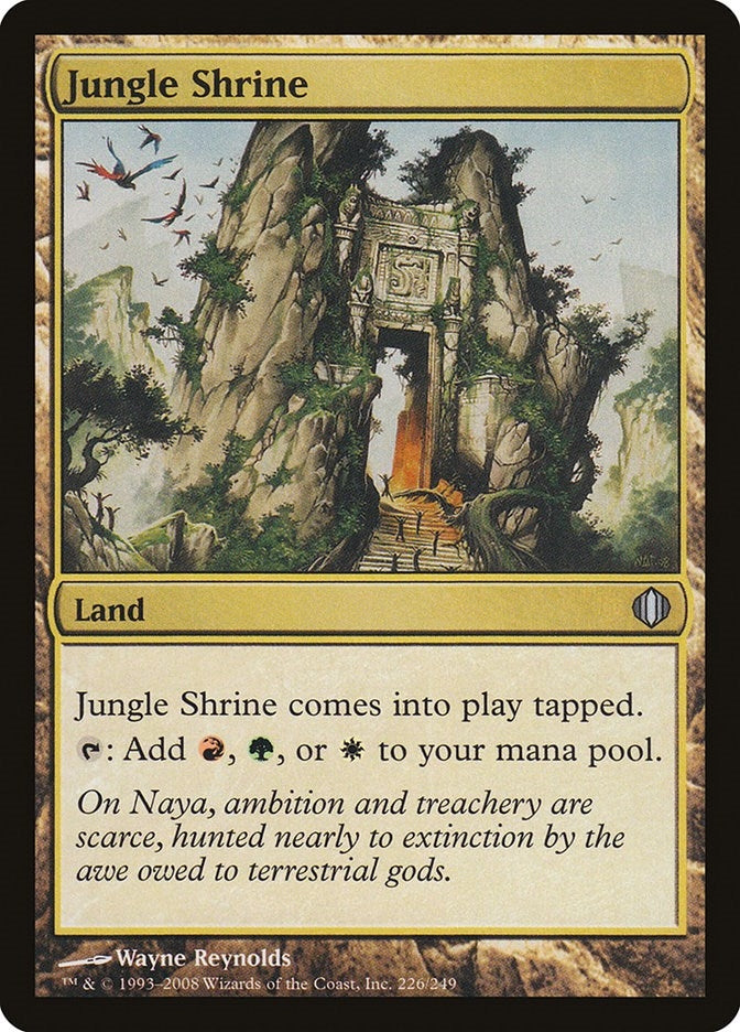 Image for Jungle Shrine (226) [Shards of Alara] - Magic: The Gathering