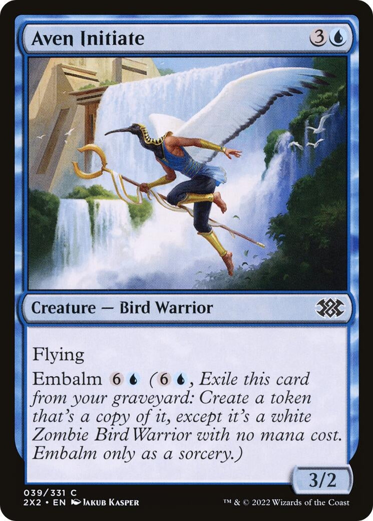 Image for Aven Initiate (39) [Double Masters 2022] - Magic: The Gathering