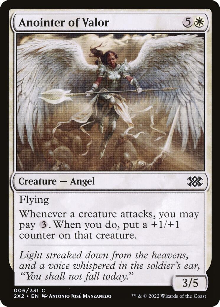 Image for Anointer of Valor (6) [Double Masters 2022] - Magic: The Gathering