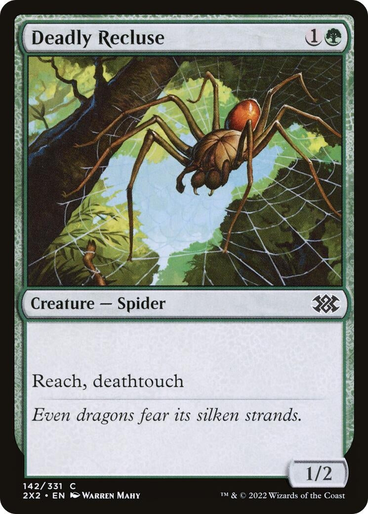 Image for Deadly Recluse (142) [Double Masters 2022] - Magic: The Gathering