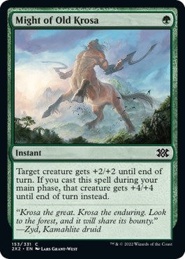 Image for Might of Old Krosa (153) [Double Masters 2022] - Magic: The Gathering