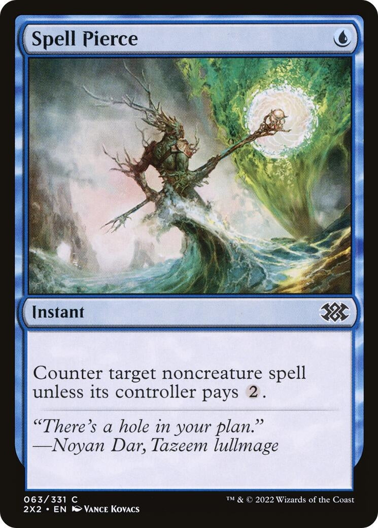 Image for Spell Pierce (63) [Double Masters 2022] - Magic: The Gathering