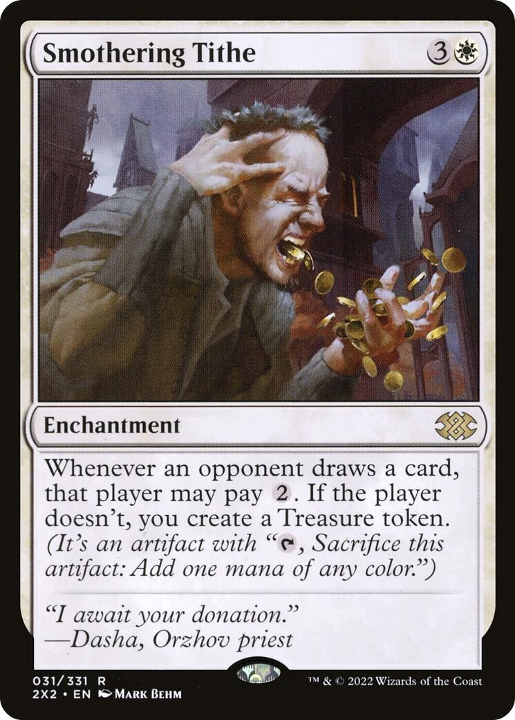 Image for Smothering Tithe (31) [Double Masters 2022] - Magic: The Gathering