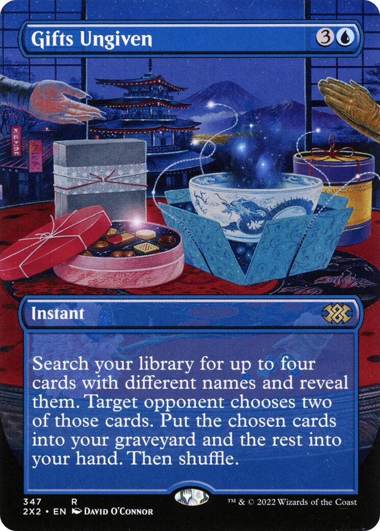 Image for Gifts Ungiven (Borderless) (347) [Double Masters 2022] - Magic: The Gathering