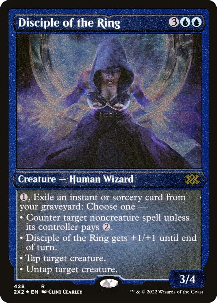 Image for Disciple of the Ring (Foil Etched) (428) [Double Masters 2022] - Magic: The Gathering