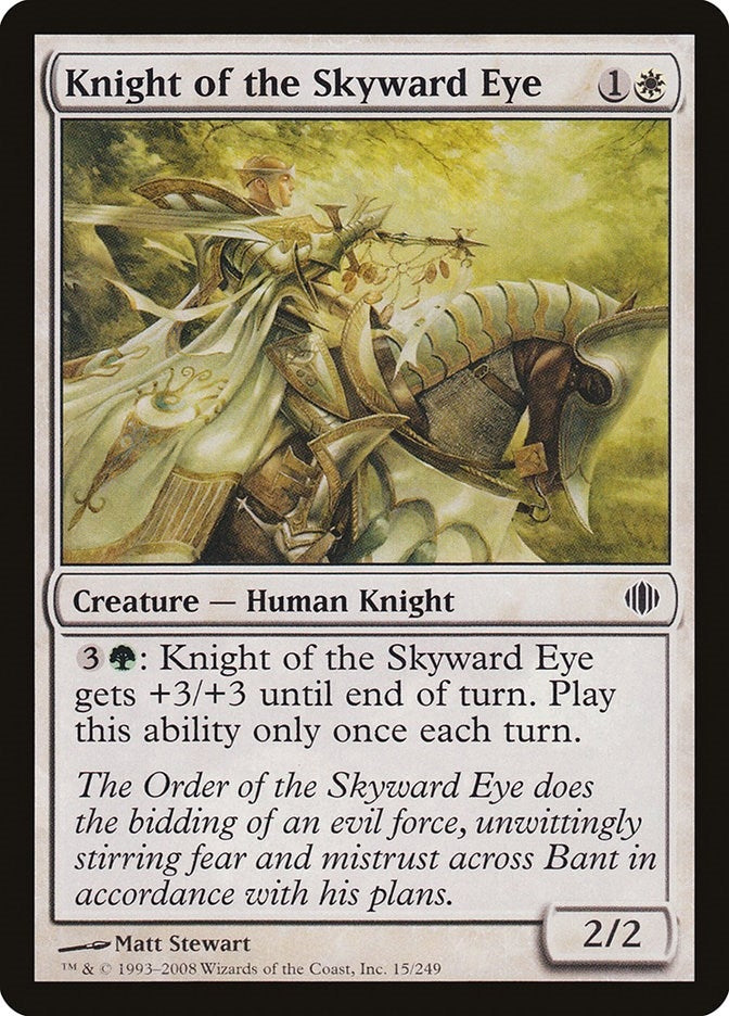 Image for Knight of the Skyward Eye (15) [Shards of Alara] - Magic: The Gathering