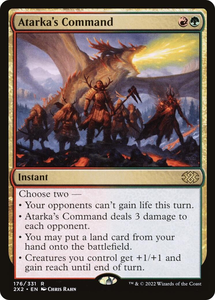 Image for Atarka's Command (176) [Double Masters 2022] - Magic: The Gathering