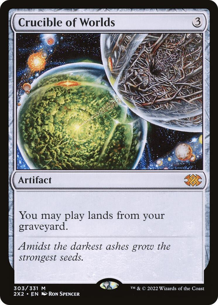 Image for Crucible of Worlds (303) [Double Masters 2022] - Magic: The Gathering