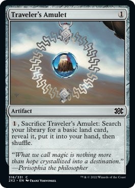 Image for Traveler's Amulet (316) [Double Masters 2022] - Magic: The Gathering