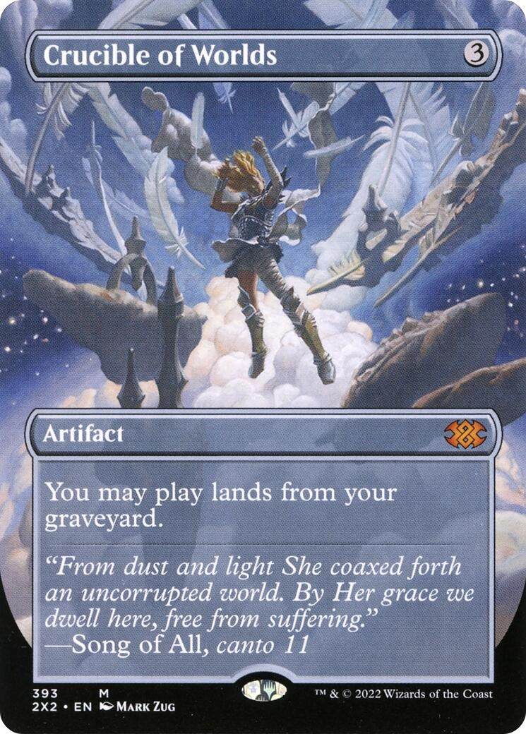 Crucible of Worlds (Borderless) (393) [Double Masters 2022]