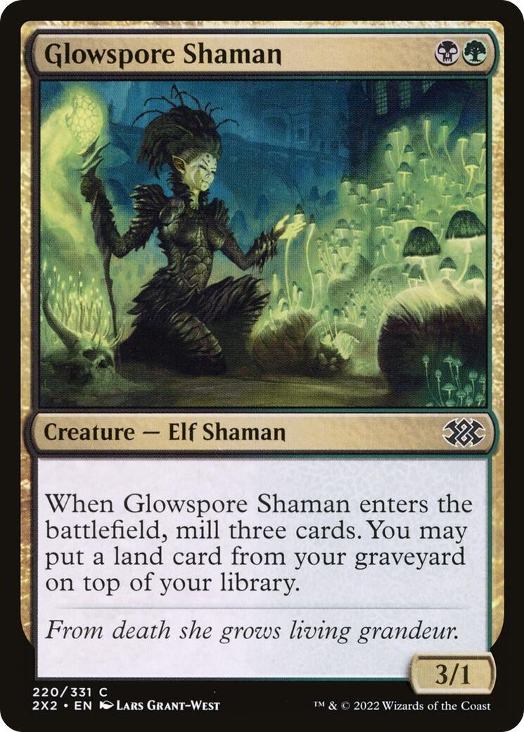 Image for Glowspore Shaman (220) [Double Masters 2022] - Magic: The Gathering