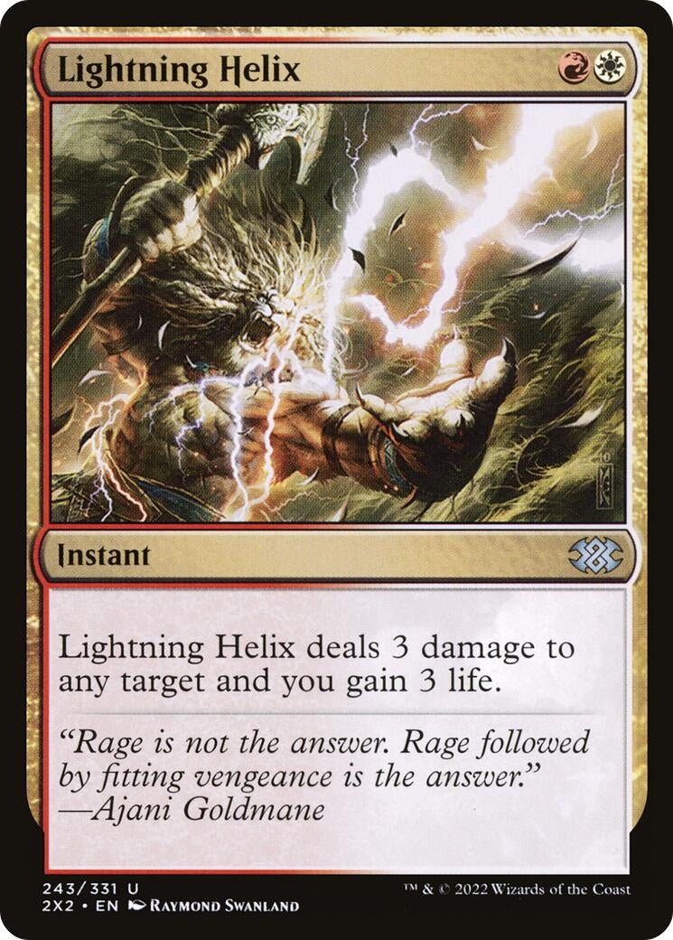 Image for Lightning Helix (243) [Double Masters 2022] - Magic: The Gathering