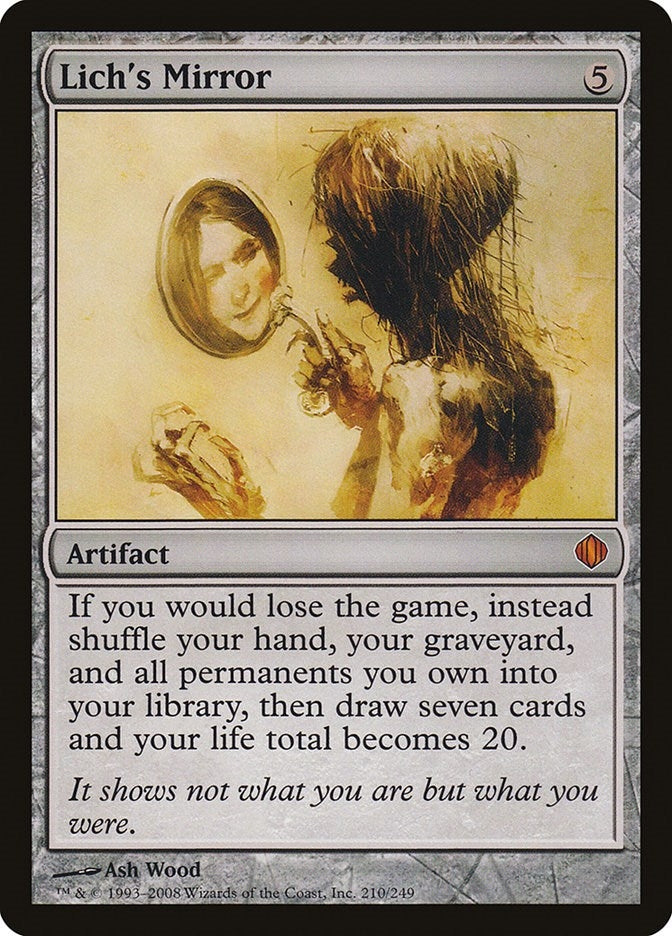 Image for Lich's Mirror (210) [Shards of Alara] - Magic: The Gathering