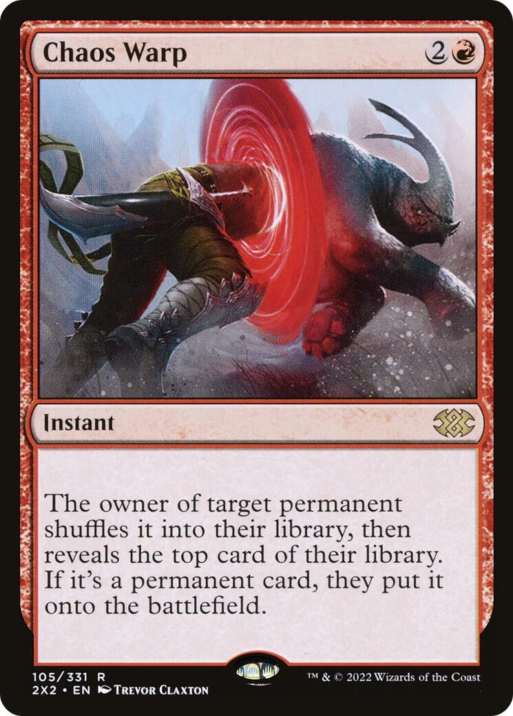 Image for Chaos Warp (105) [Double Masters 2022] - Magic: The Gathering