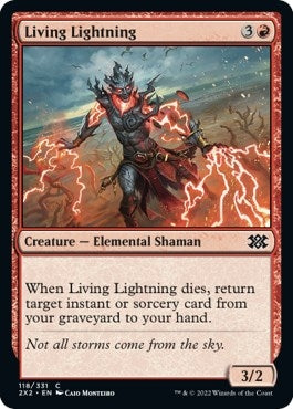 Image for Living Lightning (118) [Double Masters 2022] - Magic: The Gathering
