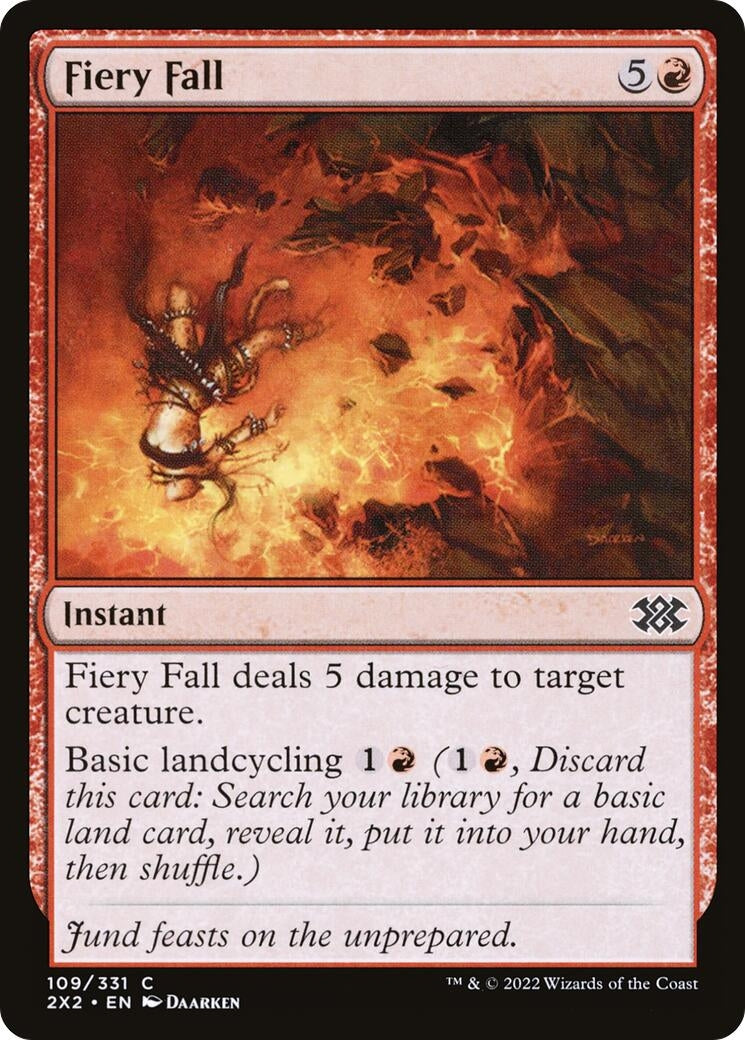 Image for Fiery Fall (109) [Double Masters 2022] - Magic: The Gathering